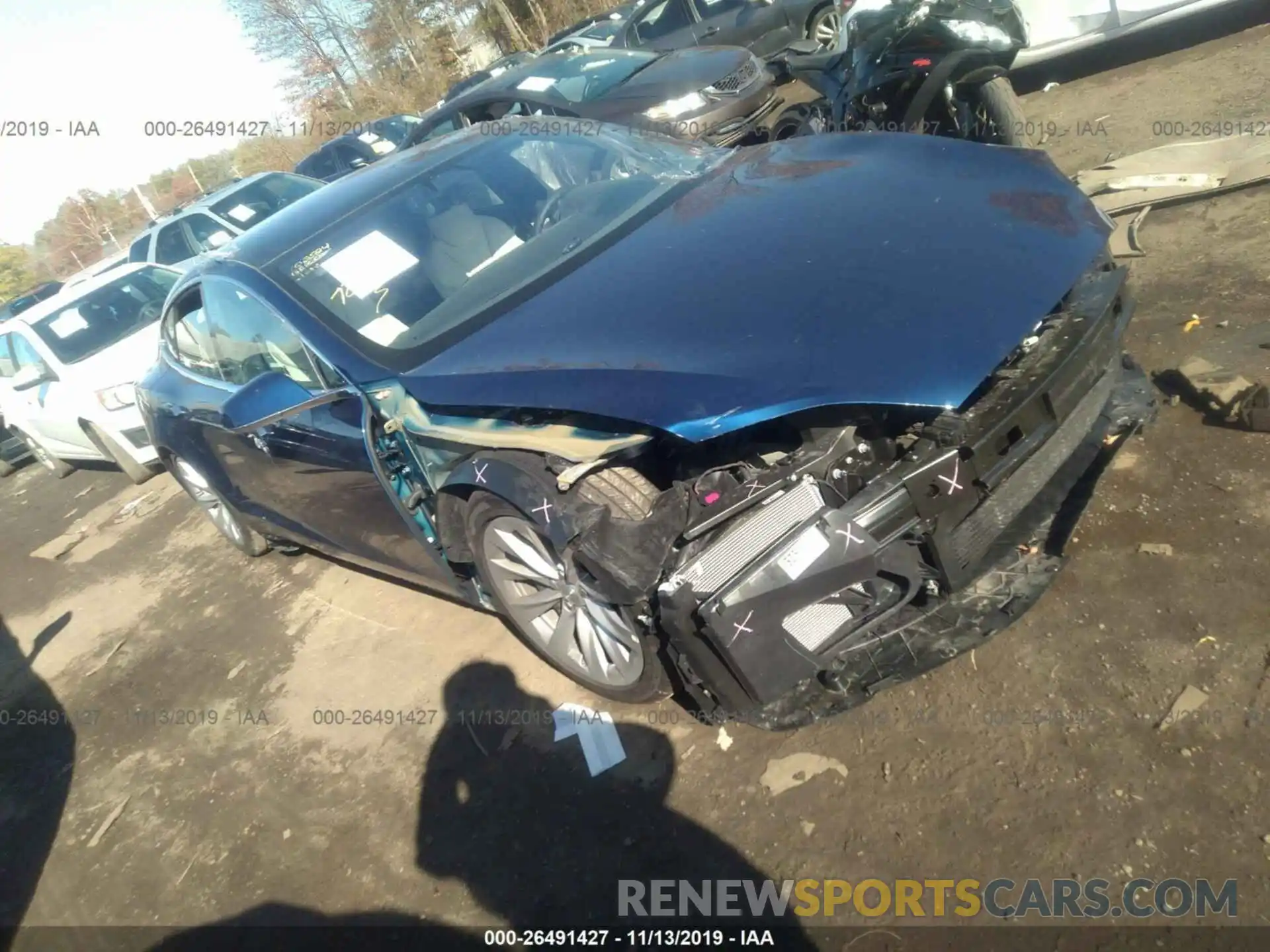 1 Photograph of a damaged car 5YJSA1E23KF337224 TESLA MODEL S 2019