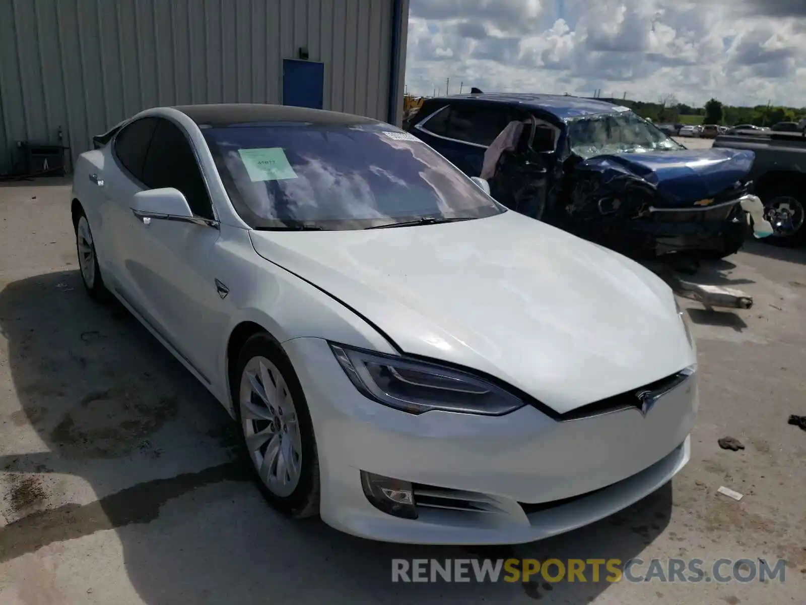 1 Photograph of a damaged car 5YJSA1E23KF338910 TESLA MODEL S 2019