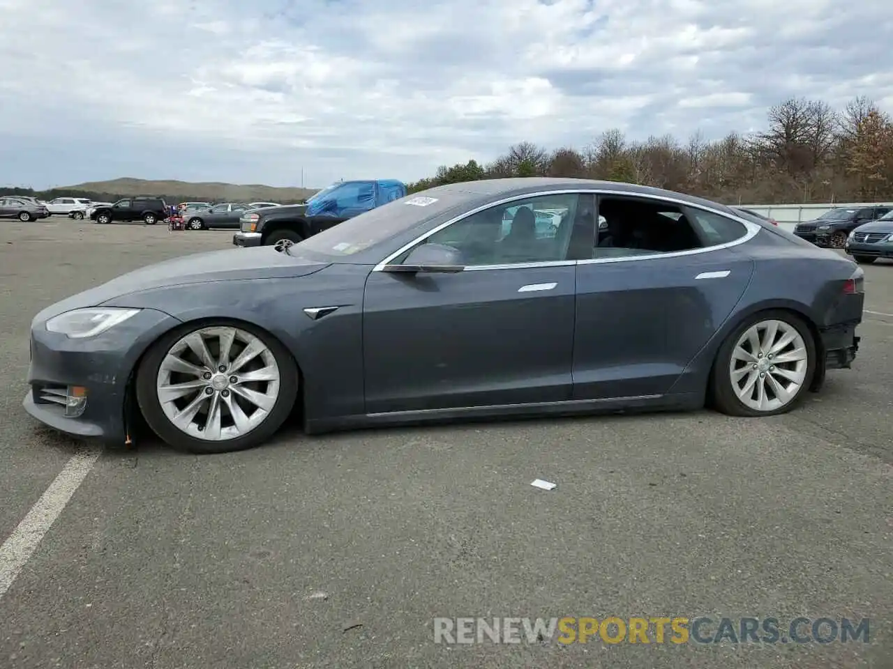 1 Photograph of a damaged car 5YJSA1E23KF342830 TESLA MODEL S 2019