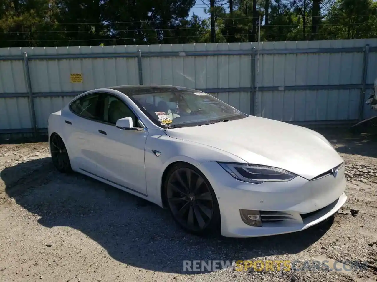 1 Photograph of a damaged car 5YJSA1E24KF300733 TESLA MODEL S 2019