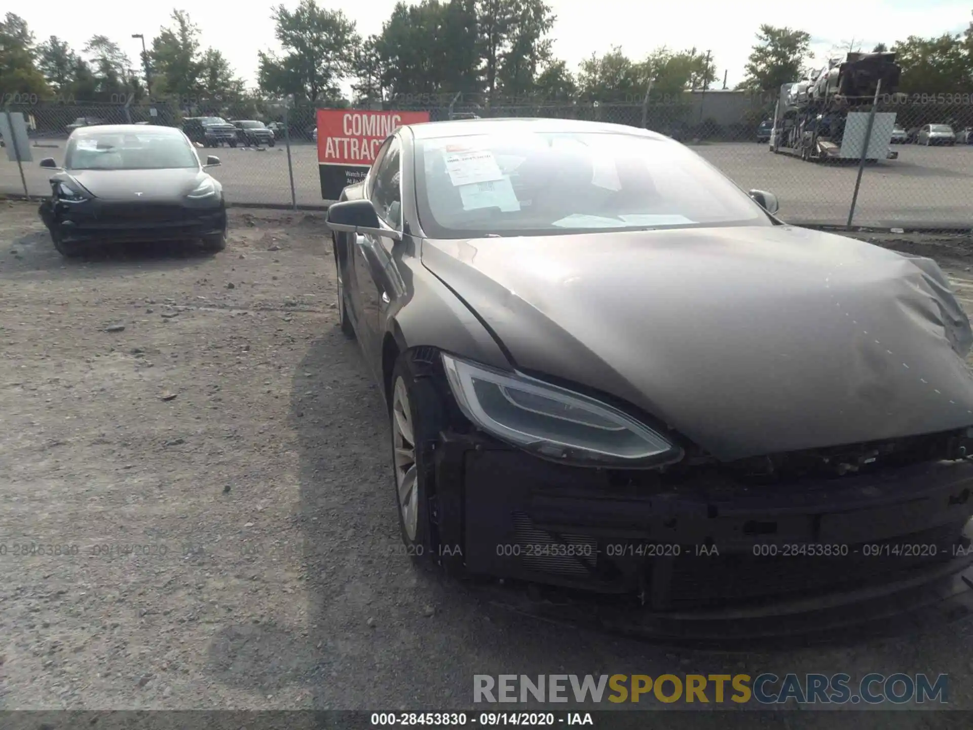 1 Photograph of a damaged car 5YJSA1E24KF313336 TESLA MODEL S 2019