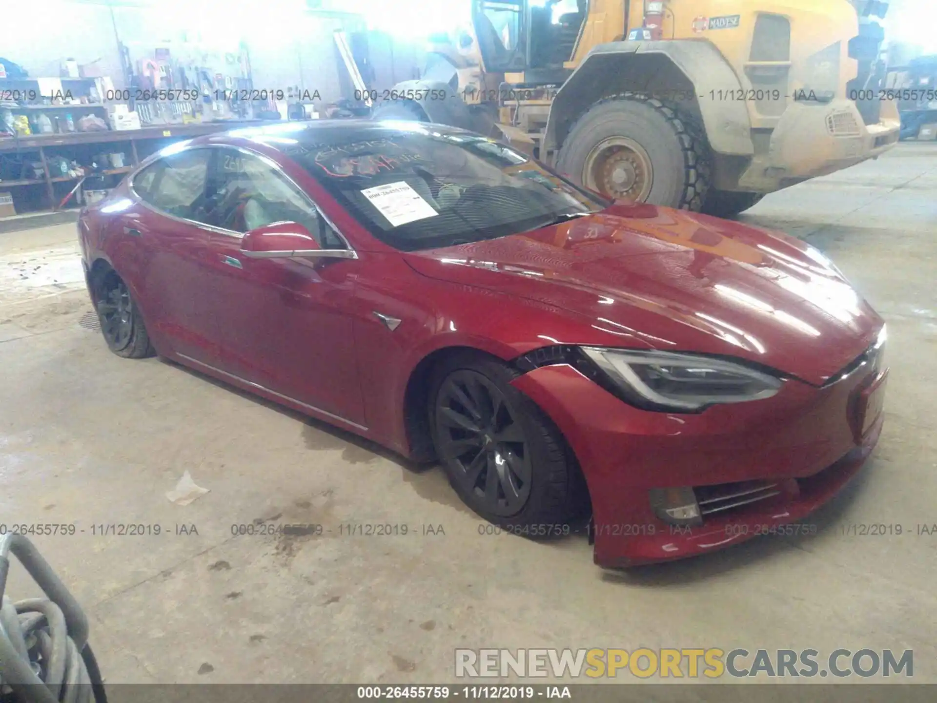 1 Фотография поврежденного автомобиля 5YJSA1E24KF331822 TESLA MODEL S 2019