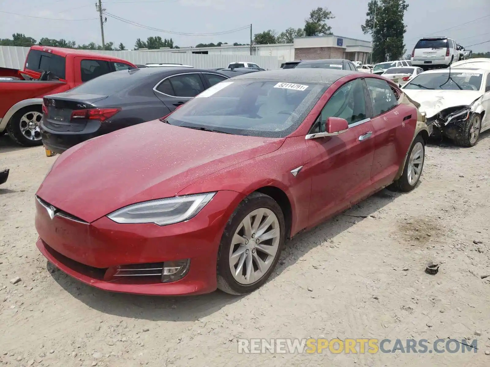 2 Photograph of a damaged car 5YJSA1E24KF336955 TESLA MODEL S 2019