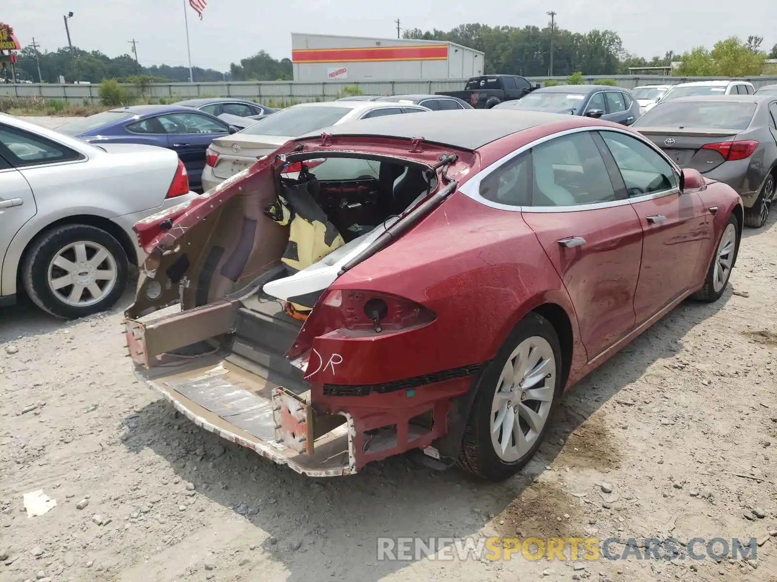 4 Фотография поврежденного автомобиля 5YJSA1E24KF336955 TESLA MODEL S 2019