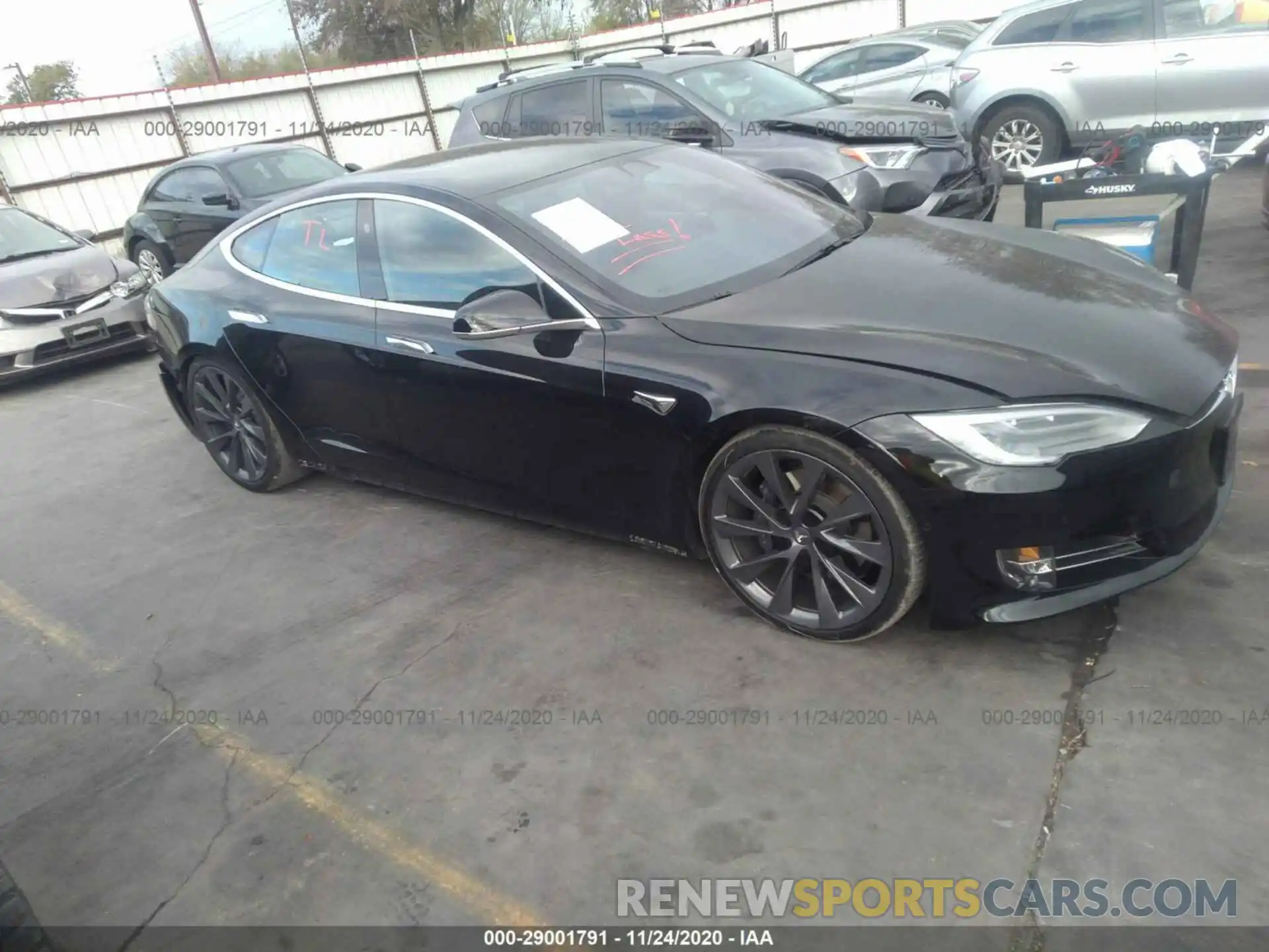 1 Photograph of a damaged car 5YJSA1E24KF347907 TESLA MODEL S 2019