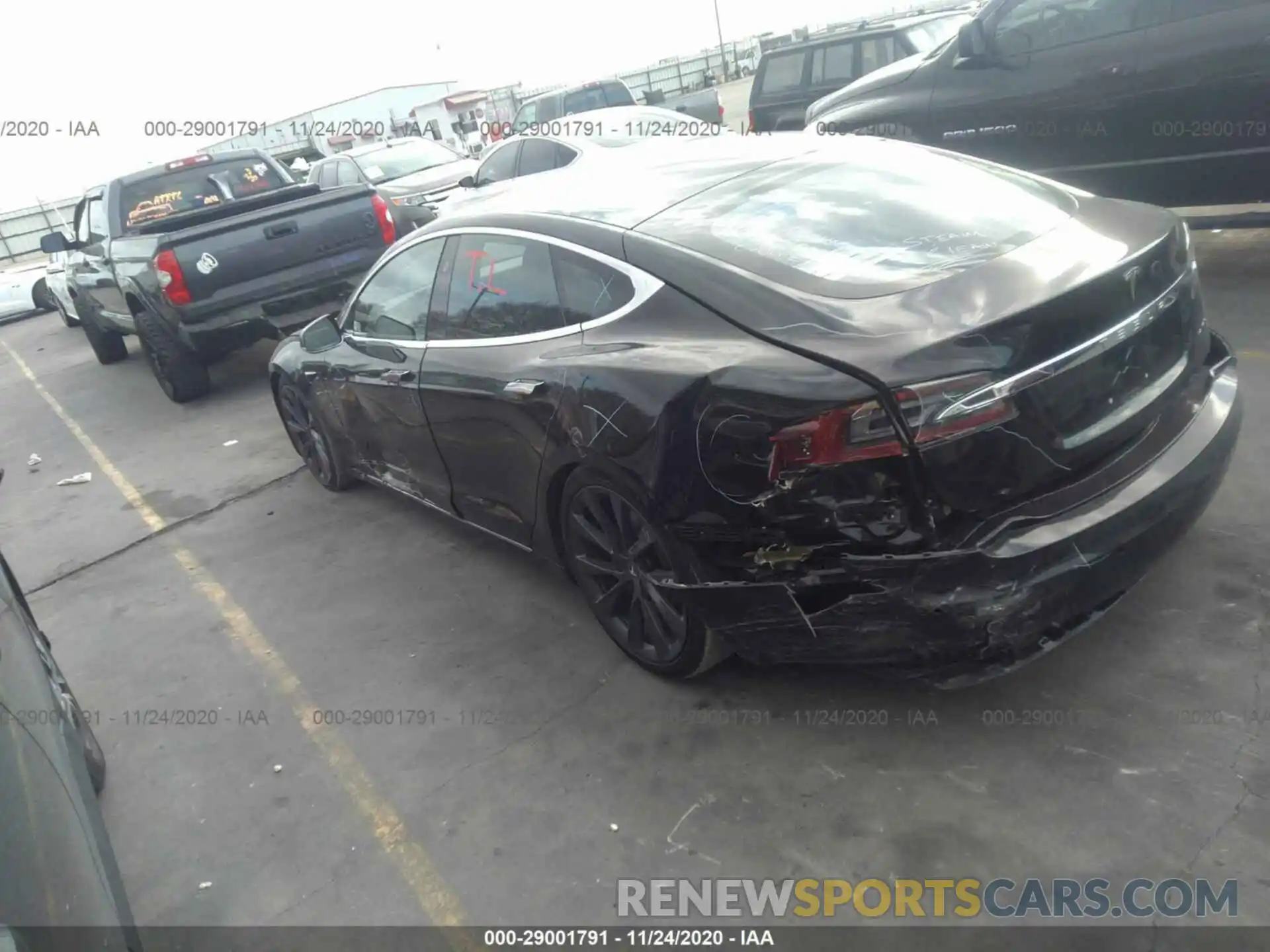 3 Photograph of a damaged car 5YJSA1E24KF347907 TESLA MODEL S 2019