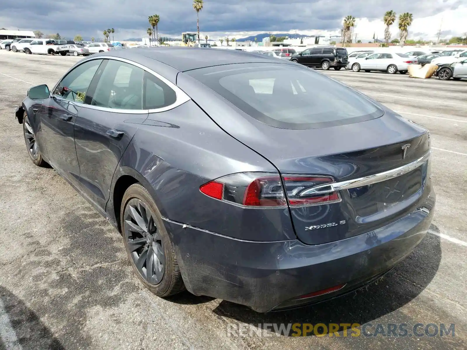 3 Photograph of a damaged car 5YJSA1E25KF300580 TESLA MODEL S 2019