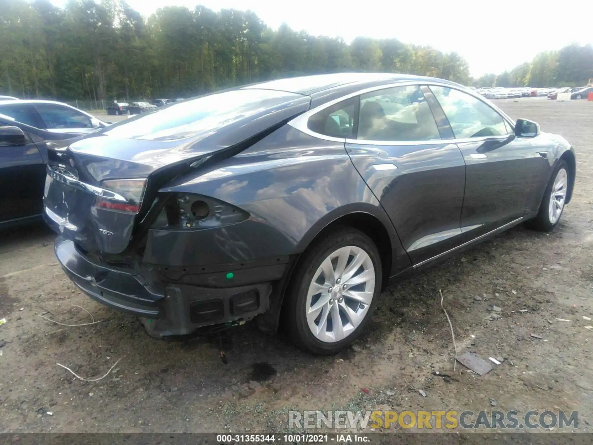 4 Фотография поврежденного автомобиля 5YJSA1E25KF302992 TESLA MODEL S 2019