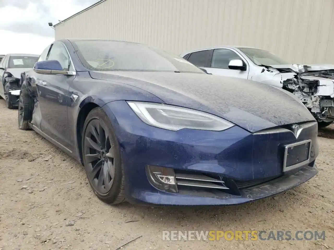 1 Photograph of a damaged car 5YJSA1E25KF306444 TESLA MODEL S 2019