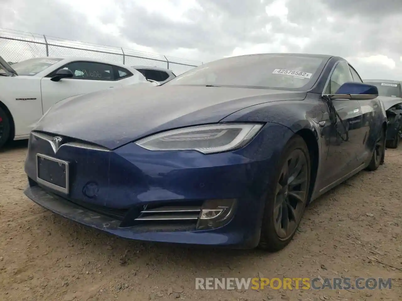 2 Photograph of a damaged car 5YJSA1E25KF306444 TESLA MODEL S 2019