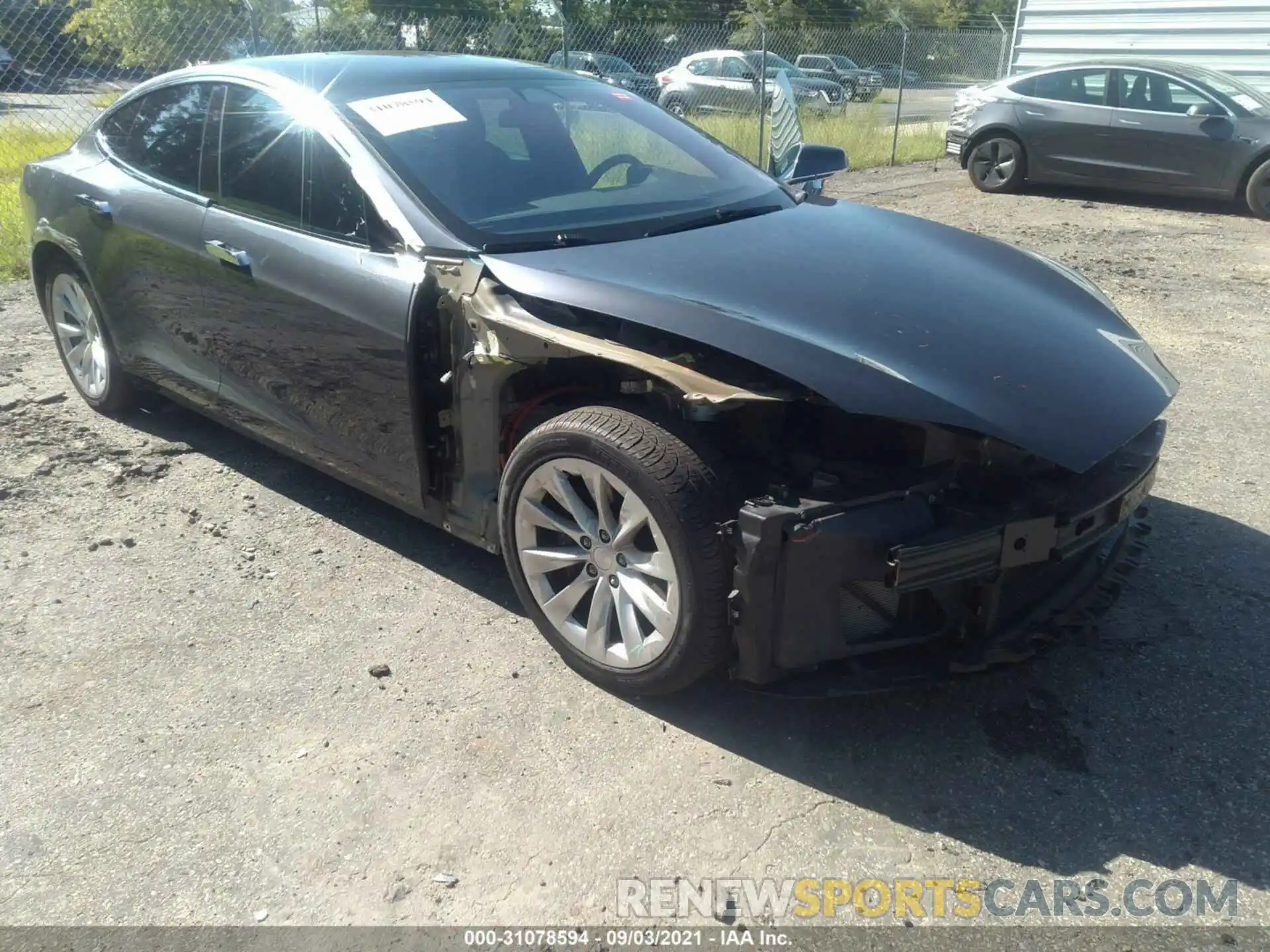 1 Photograph of a damaged car 5YJSA1E25KF307075 TESLA MODEL S 2019