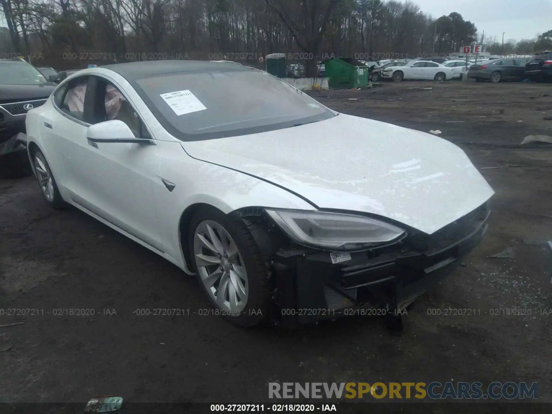 1 Фотография поврежденного автомобиля 5YJSA1E25KF333658 TESLA MODEL S 2019