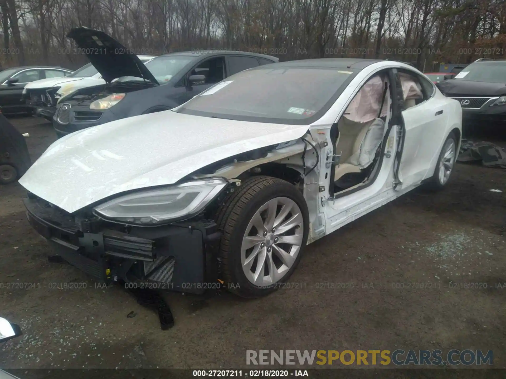 2 Фотография поврежденного автомобиля 5YJSA1E25KF333658 TESLA MODEL S 2019