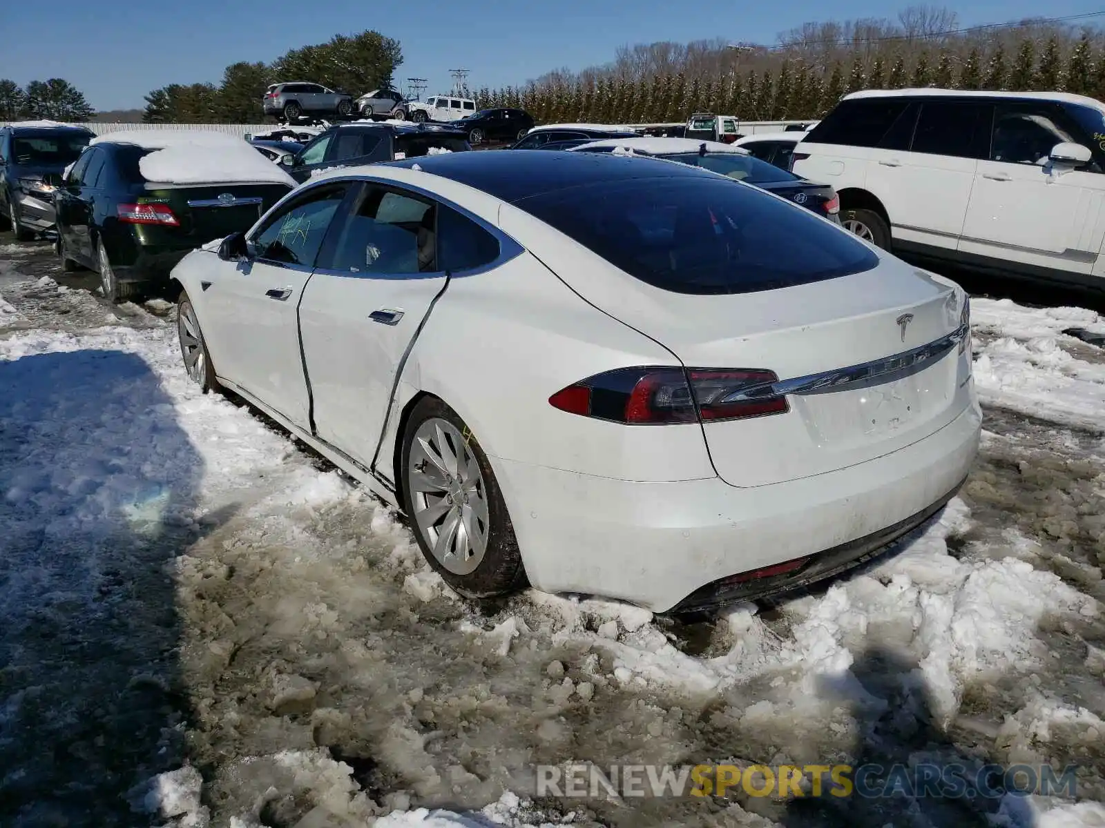 3 Photograph of a damaged car 5YJSA1E25KF334986 TESLA MODEL S 2019