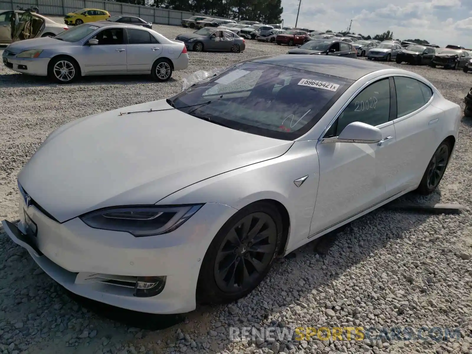 2 Photograph of a damaged car 5YJSA1E25KF338939 TESLA MODEL S 2019