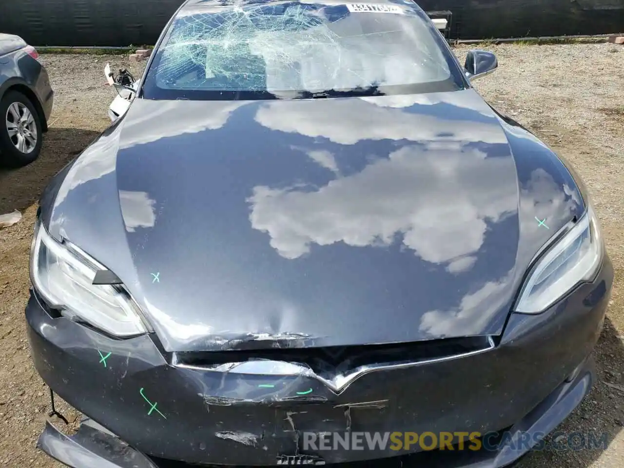 7 Photograph of a damaged car 5YJSA1E25KF348452 TESLA MODEL S 2019