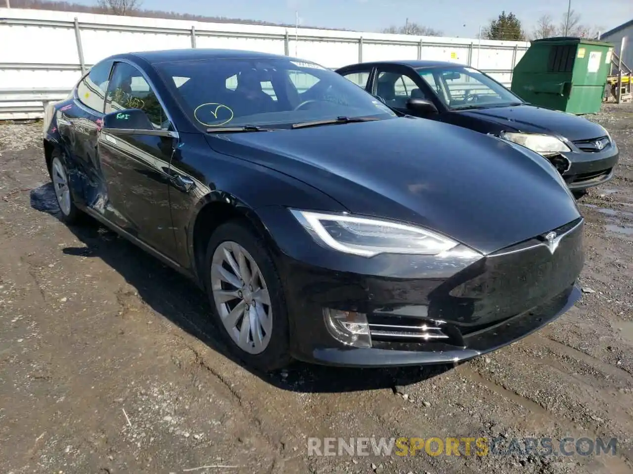 1 Photograph of a damaged car 5YJSA1E26KF299830 TESLA MODEL S 2019