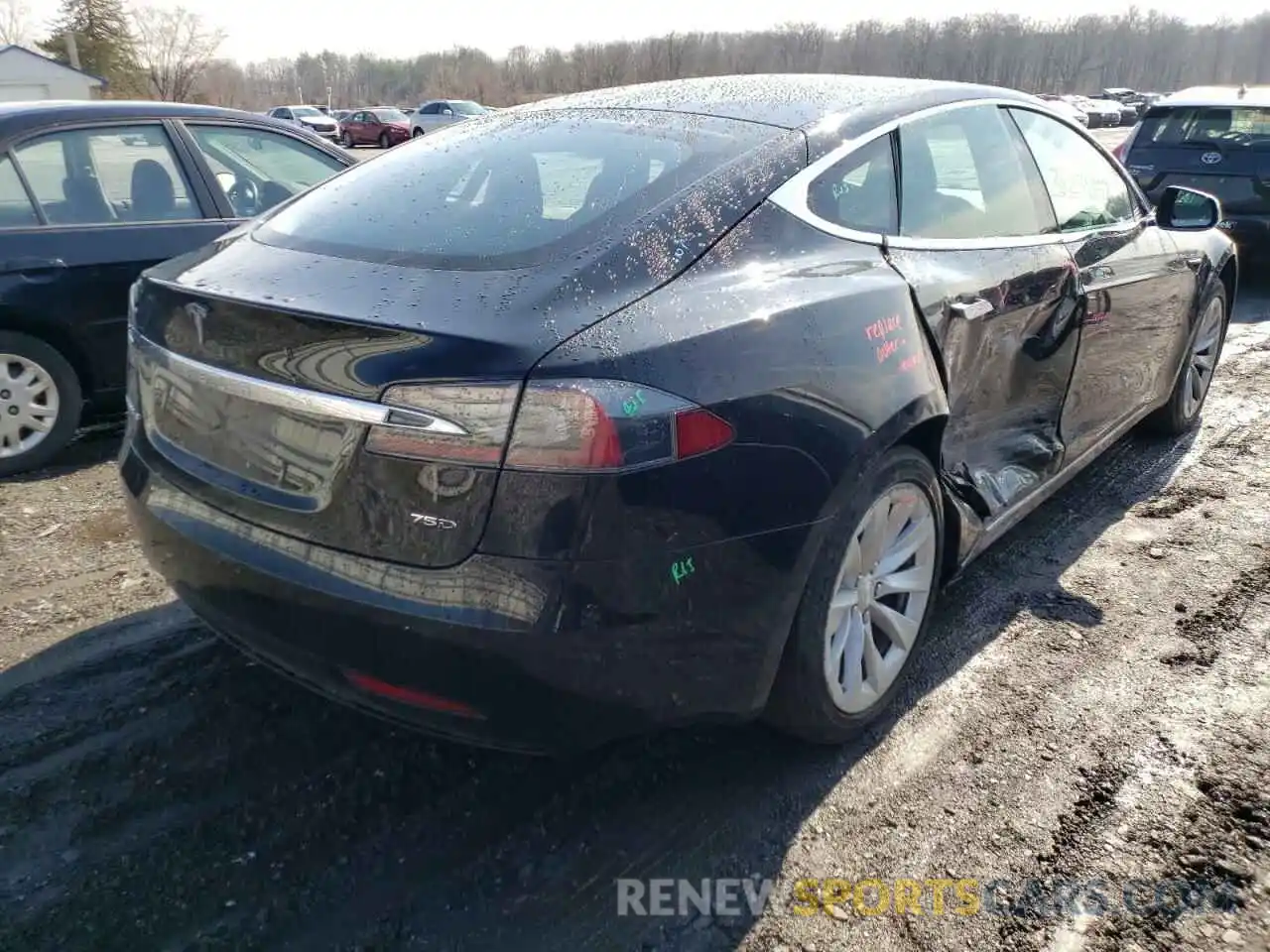 4 Фотография поврежденного автомобиля 5YJSA1E26KF299830 TESLA MODEL S 2019