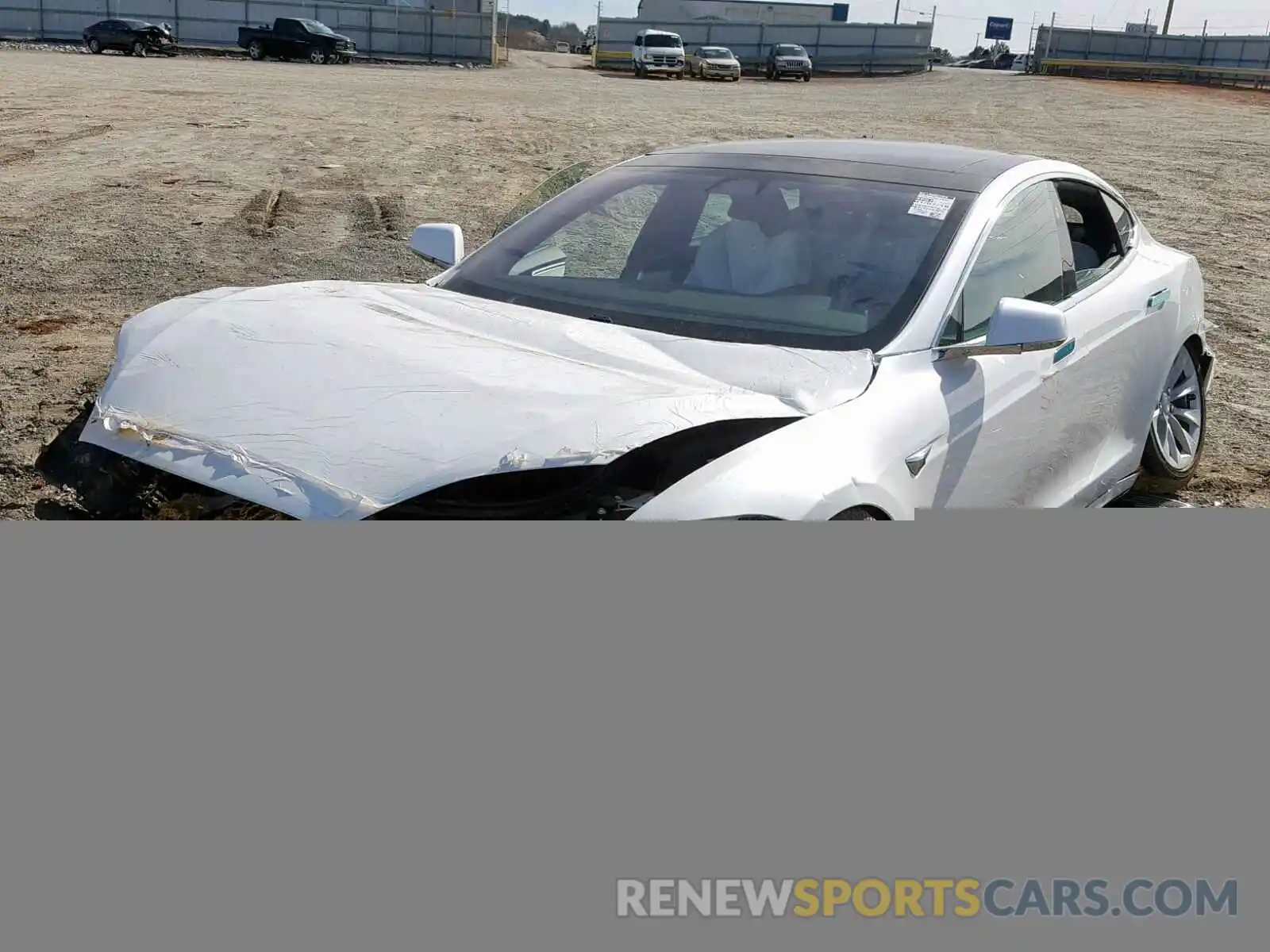 2 Photograph of a damaged car 5YJSA1E26KF299861 TESLA MODEL S 2019