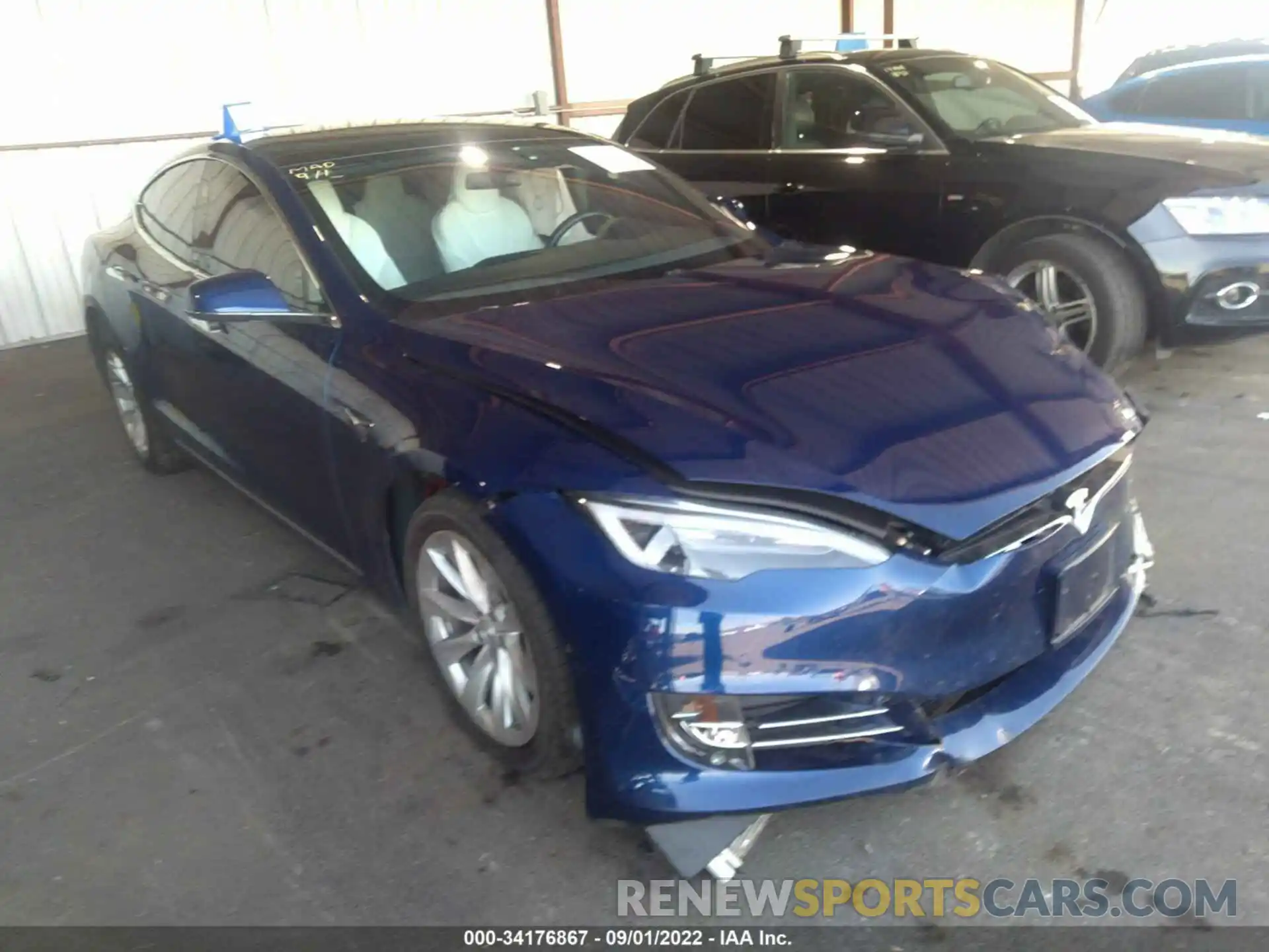 1 Photograph of a damaged car 5YJSA1E26KF310003 TESLA MODEL S 2019