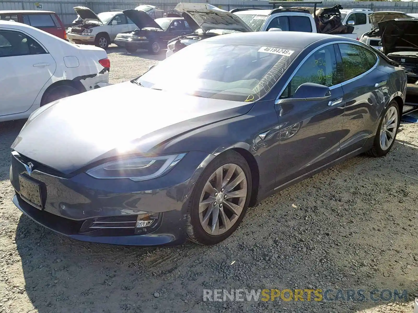 2 Photograph of a damaged car 5YJSA1E26KF312771 TESLA MODEL S 2019