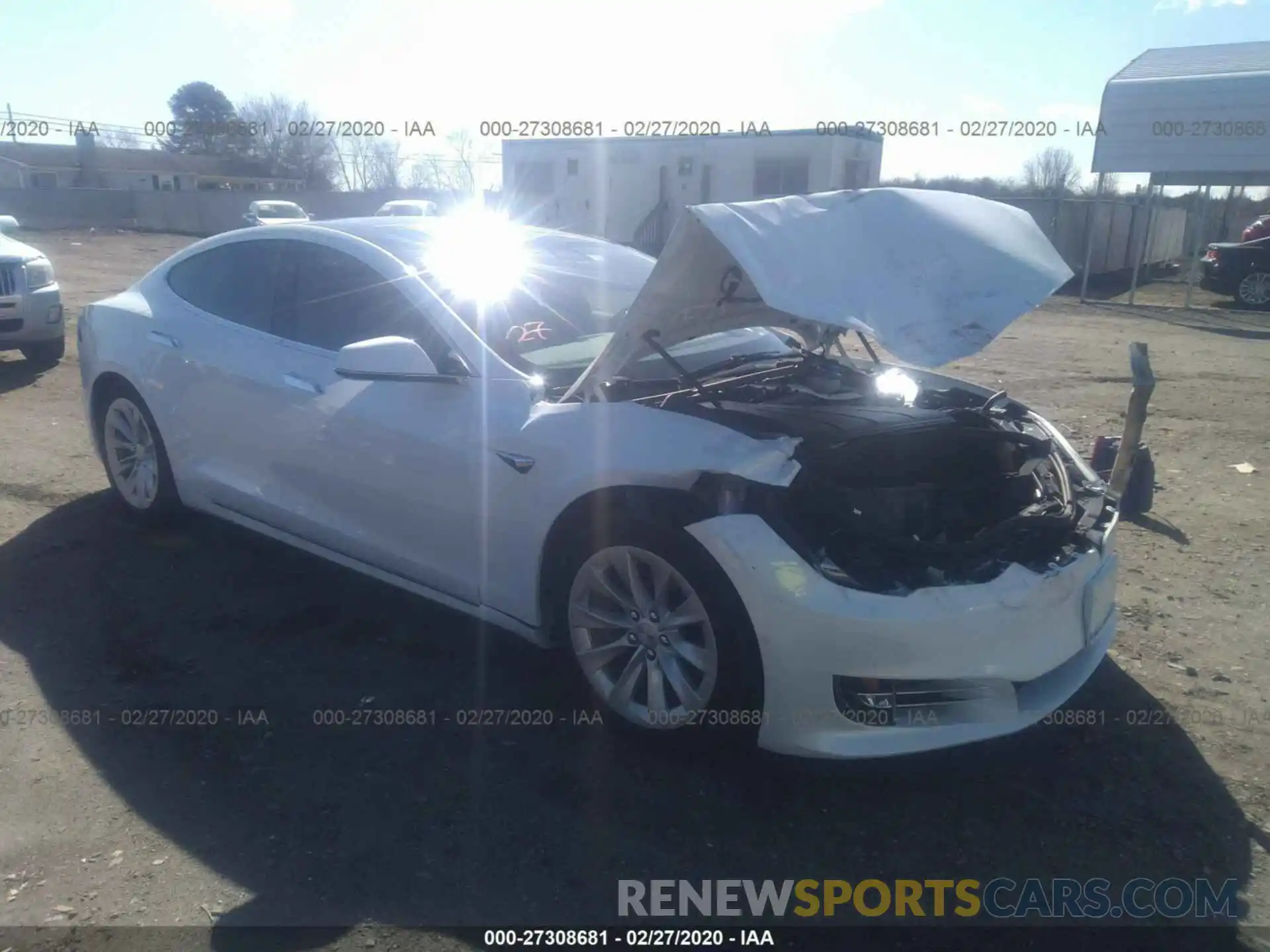 1 Photograph of a damaged car 5YJSA1E26KF337170 TESLA MODEL S 2019