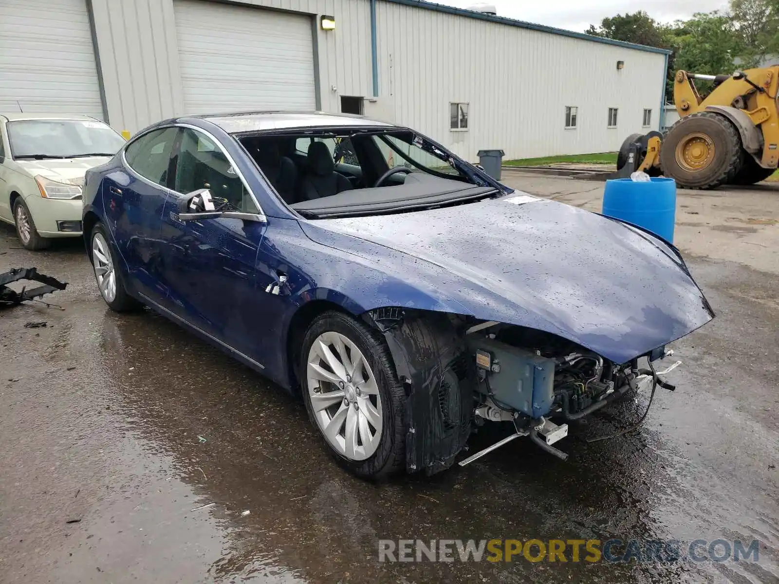 1 Photograph of a damaged car 5YJSA1E27KF305148 TESLA MODEL S 2019