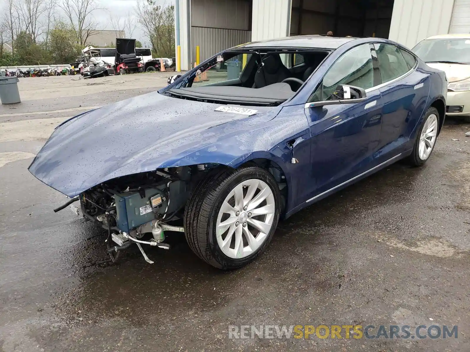 2 Photograph of a damaged car 5YJSA1E27KF305148 TESLA MODEL S 2019