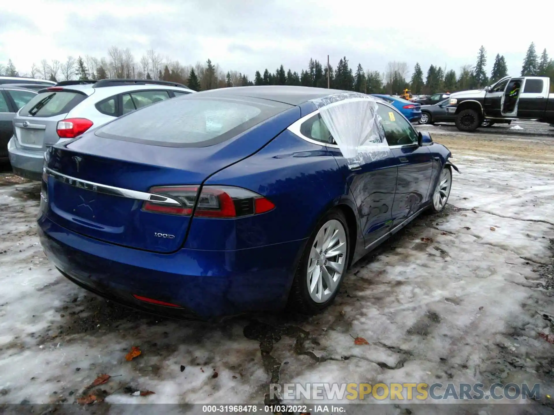 4 Фотография поврежденного автомобиля 5YJSA1E27KF307286 TESLA MODEL S 2019