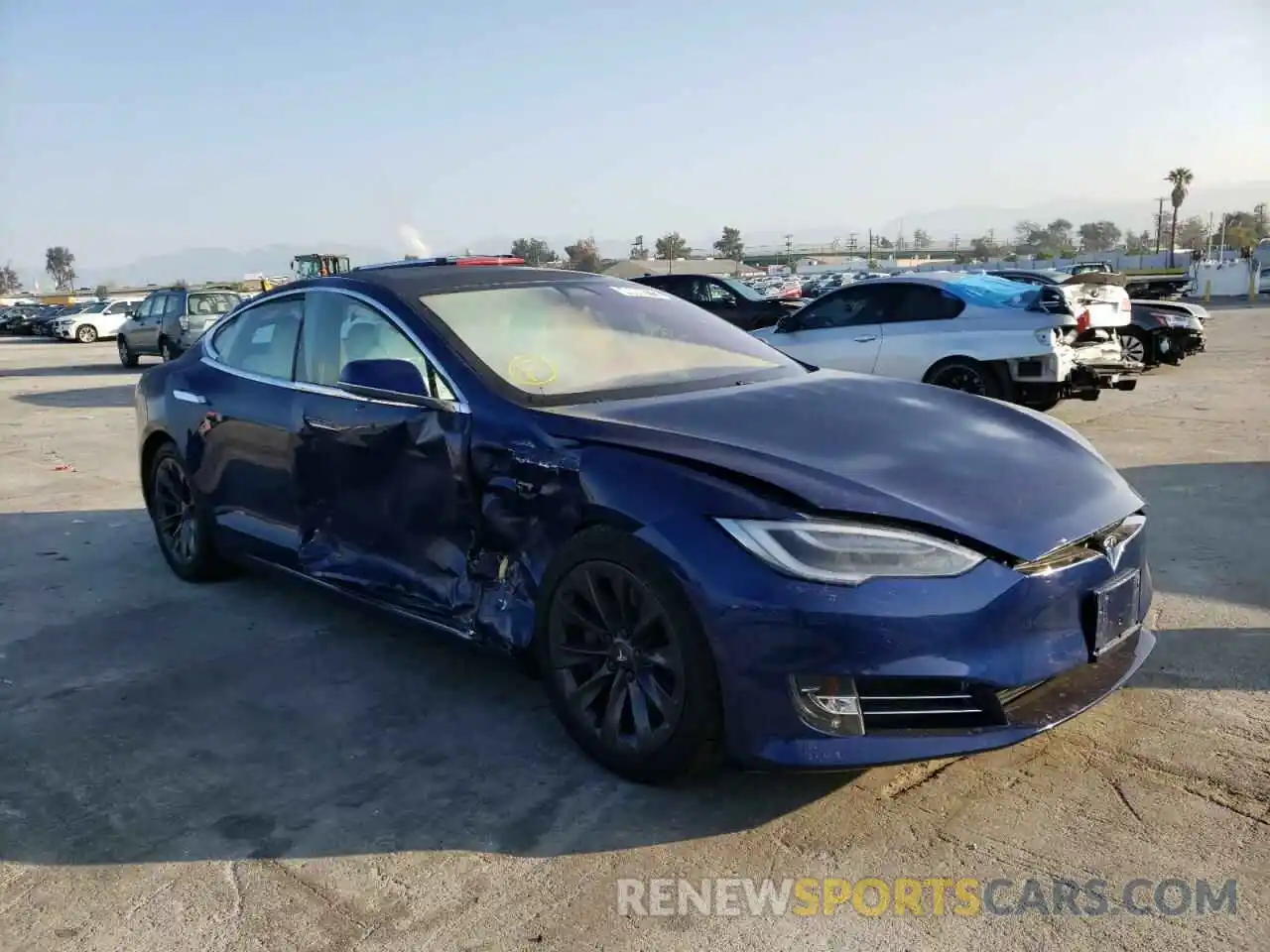 1 Photograph of a damaged car 5YJSA1E27KF307787 TESLA MODEL S 2019