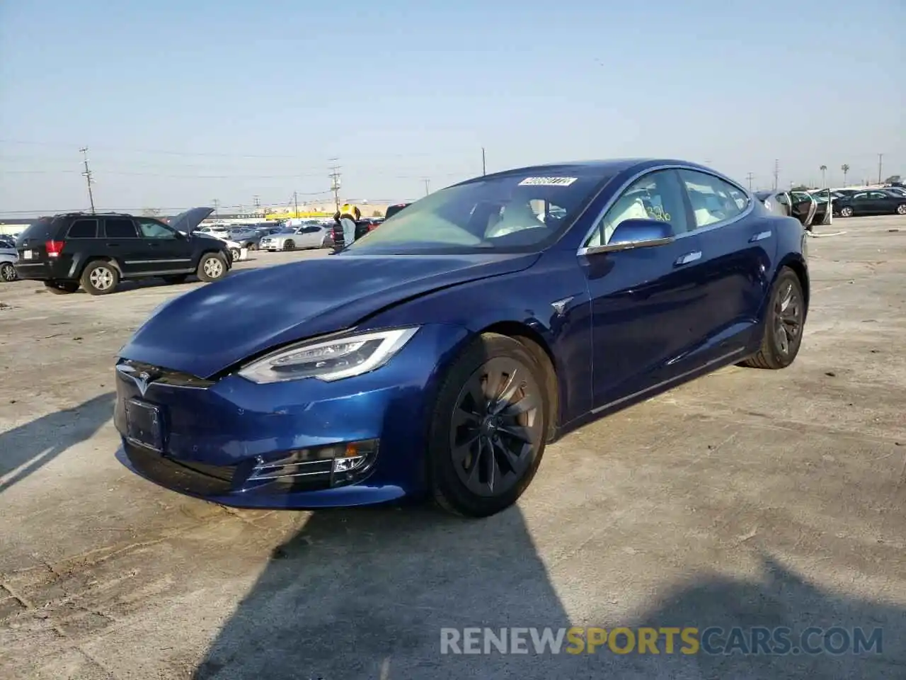 2 Photograph of a damaged car 5YJSA1E27KF307787 TESLA MODEL S 2019