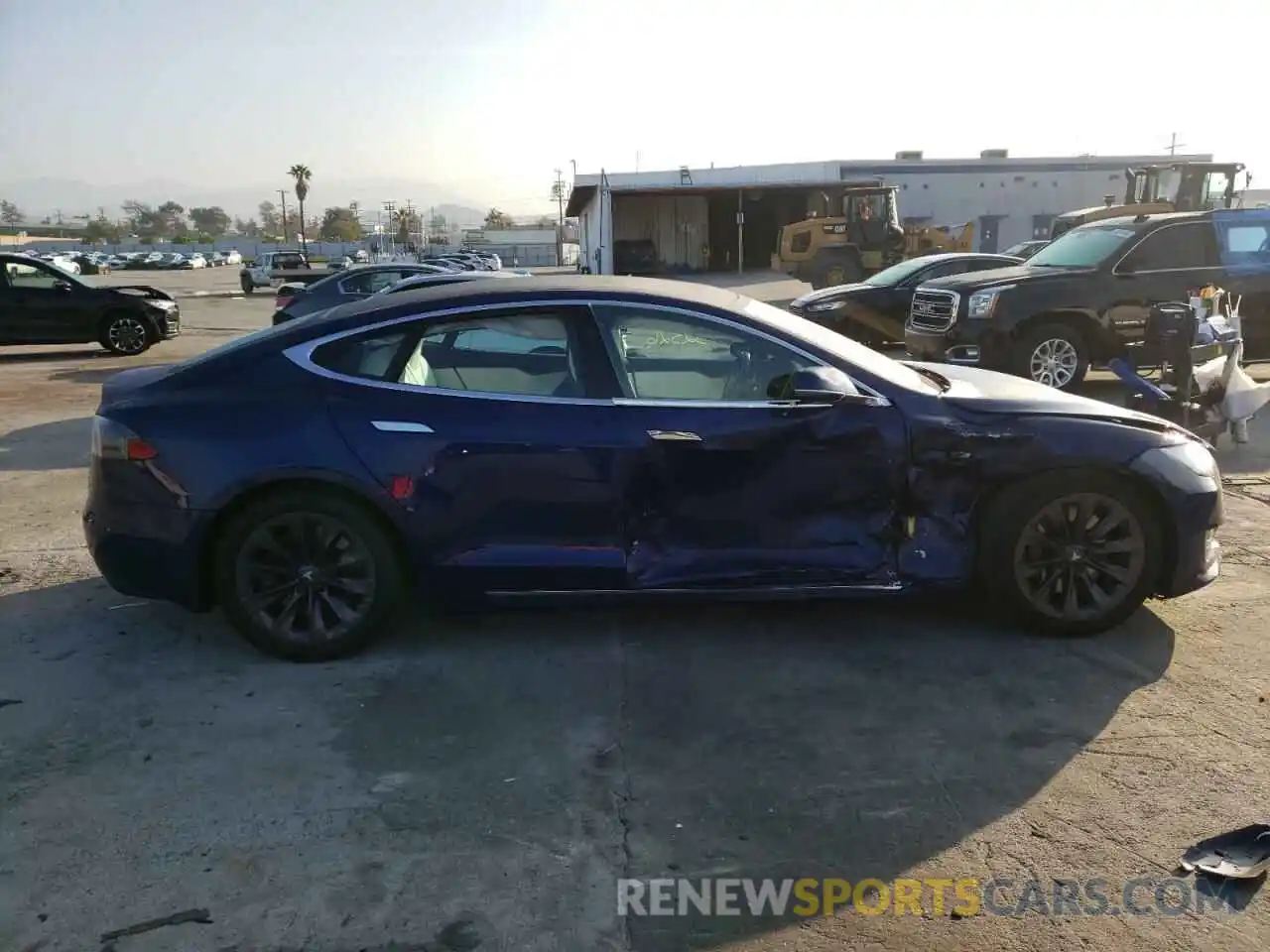 9 Photograph of a damaged car 5YJSA1E27KF307787 TESLA MODEL S 2019