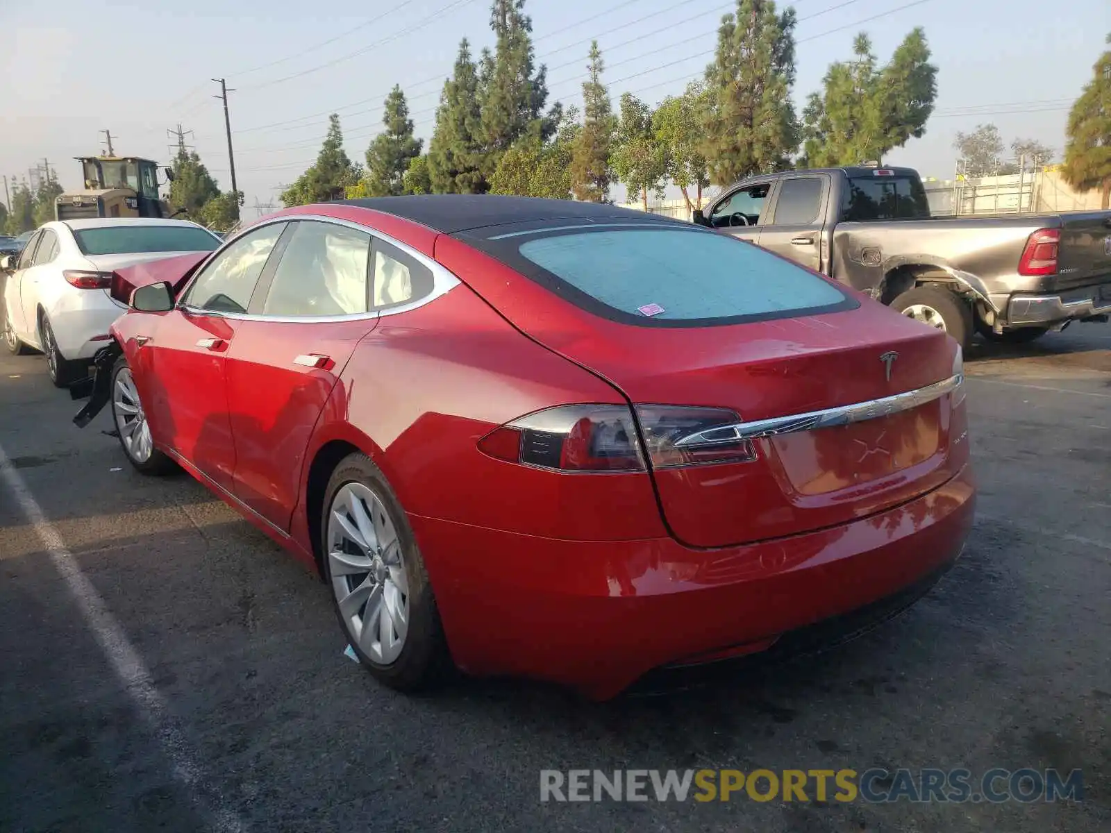 3 Photograph of a damaged car 5YJSA1E27KF348274 TESLA MODEL S 2019