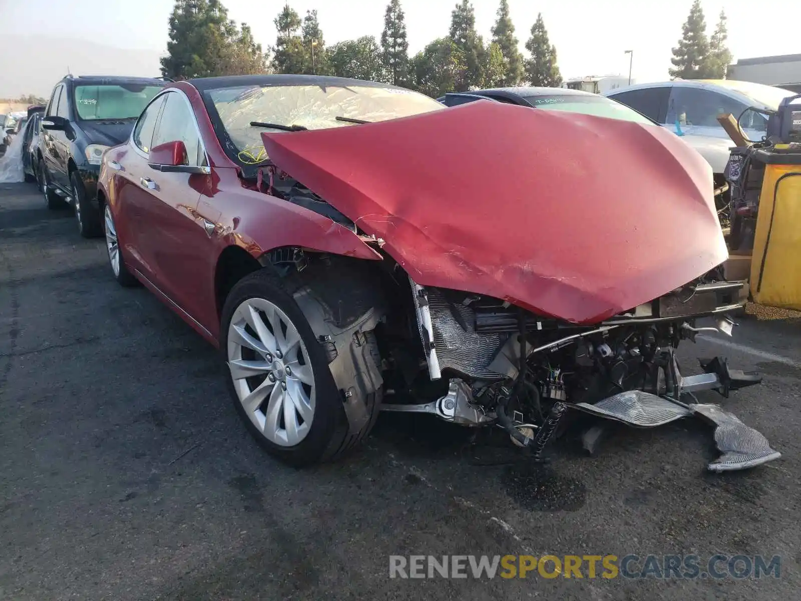 9 Photograph of a damaged car 5YJSA1E27KF348274 TESLA MODEL S 2019