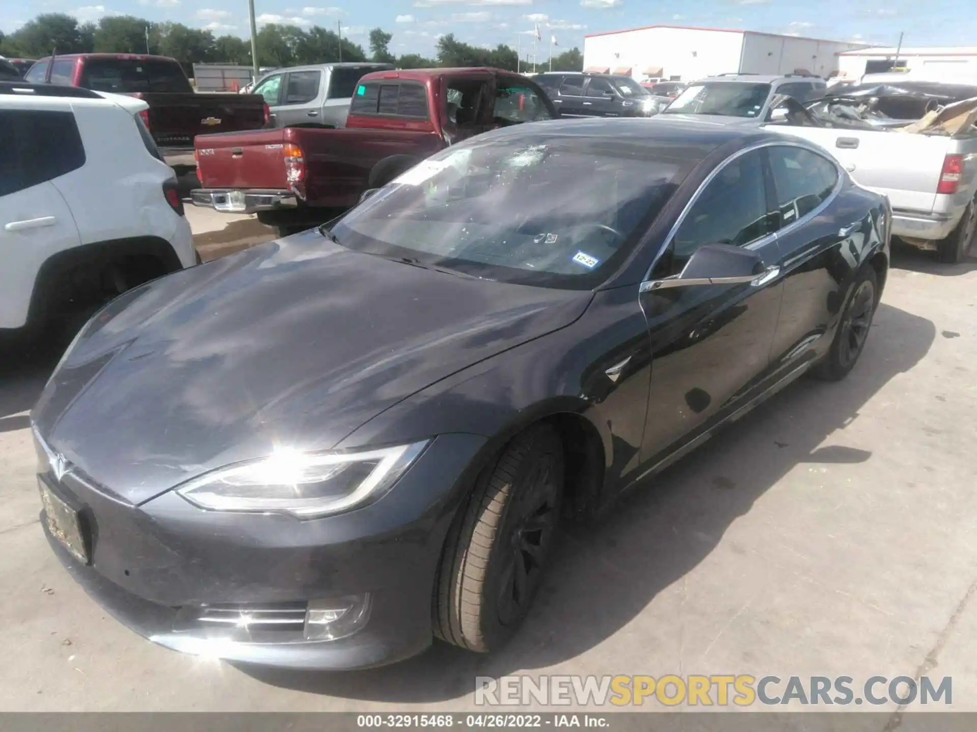 2 Photograph of a damaged car 5YJSA1E28KF302162 TESLA MODEL S 2019