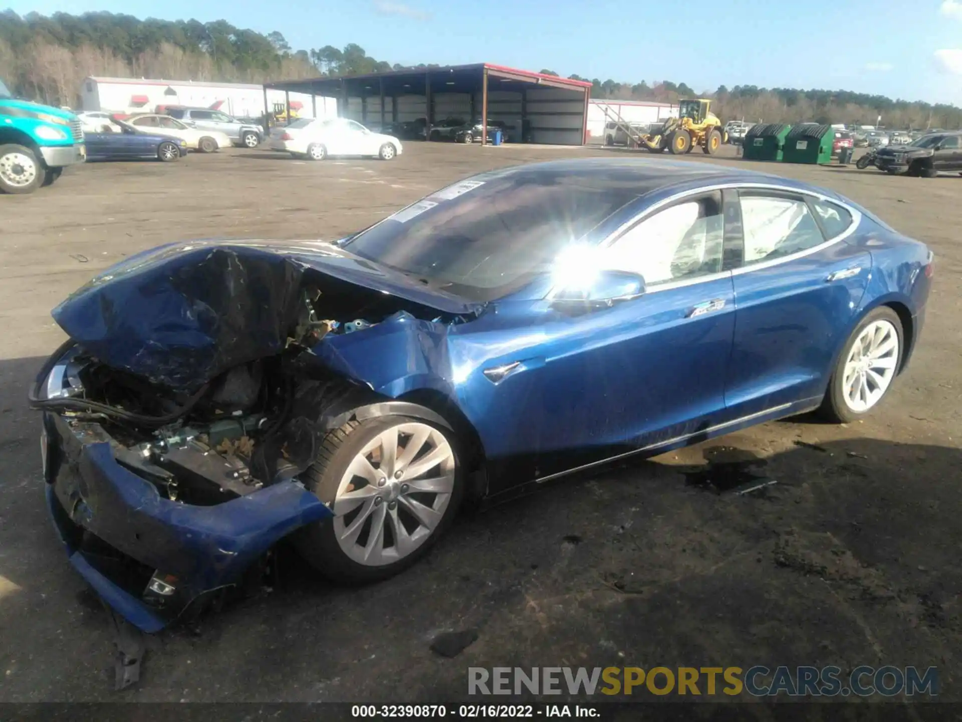 2 Photograph of a damaged car 5YJSA1E28KF335873 TESLA MODEL S 2019