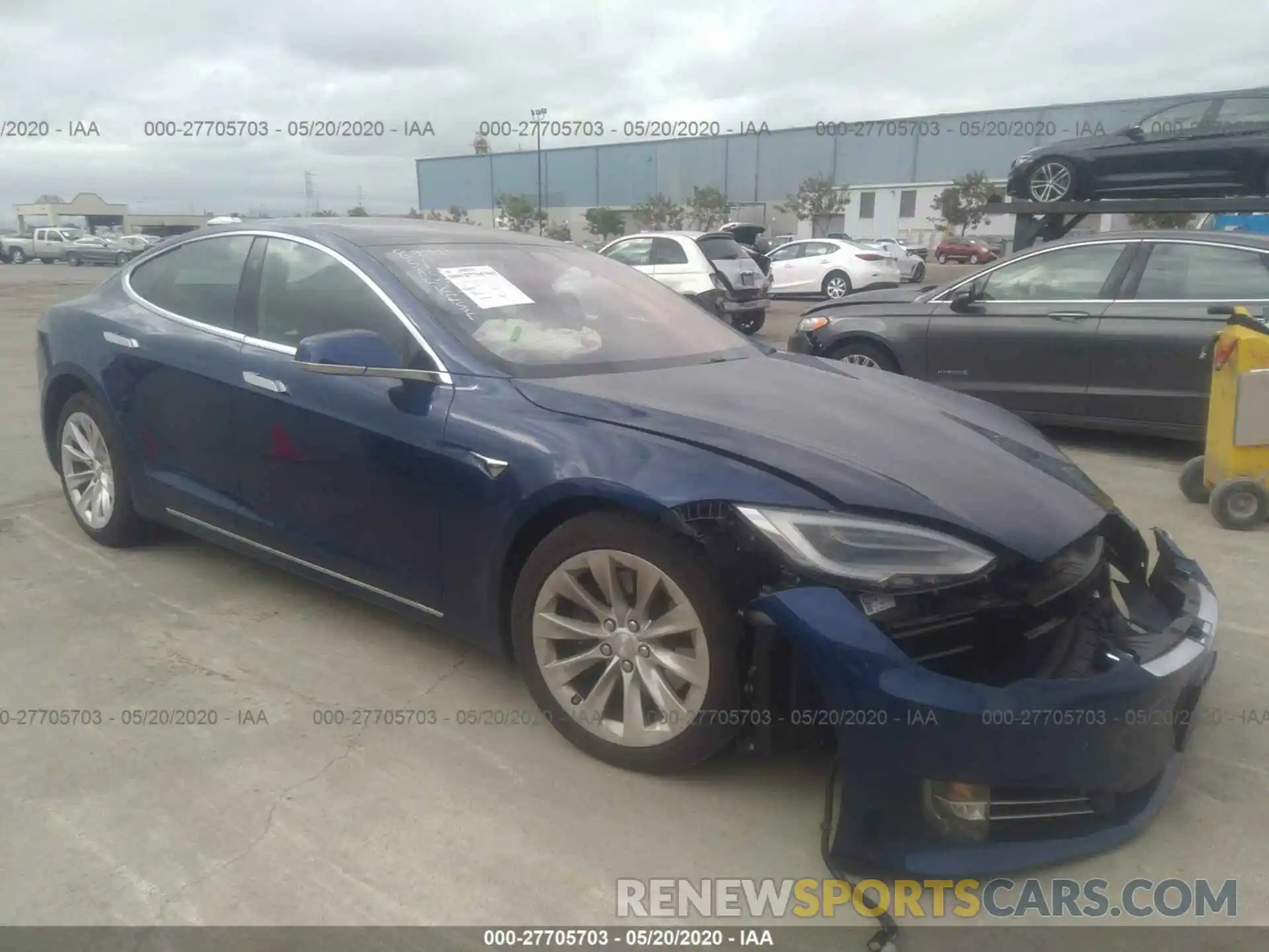 1 Фотография поврежденного автомобиля 5YJSA1E28KF339549 TESLA MODEL S 2019