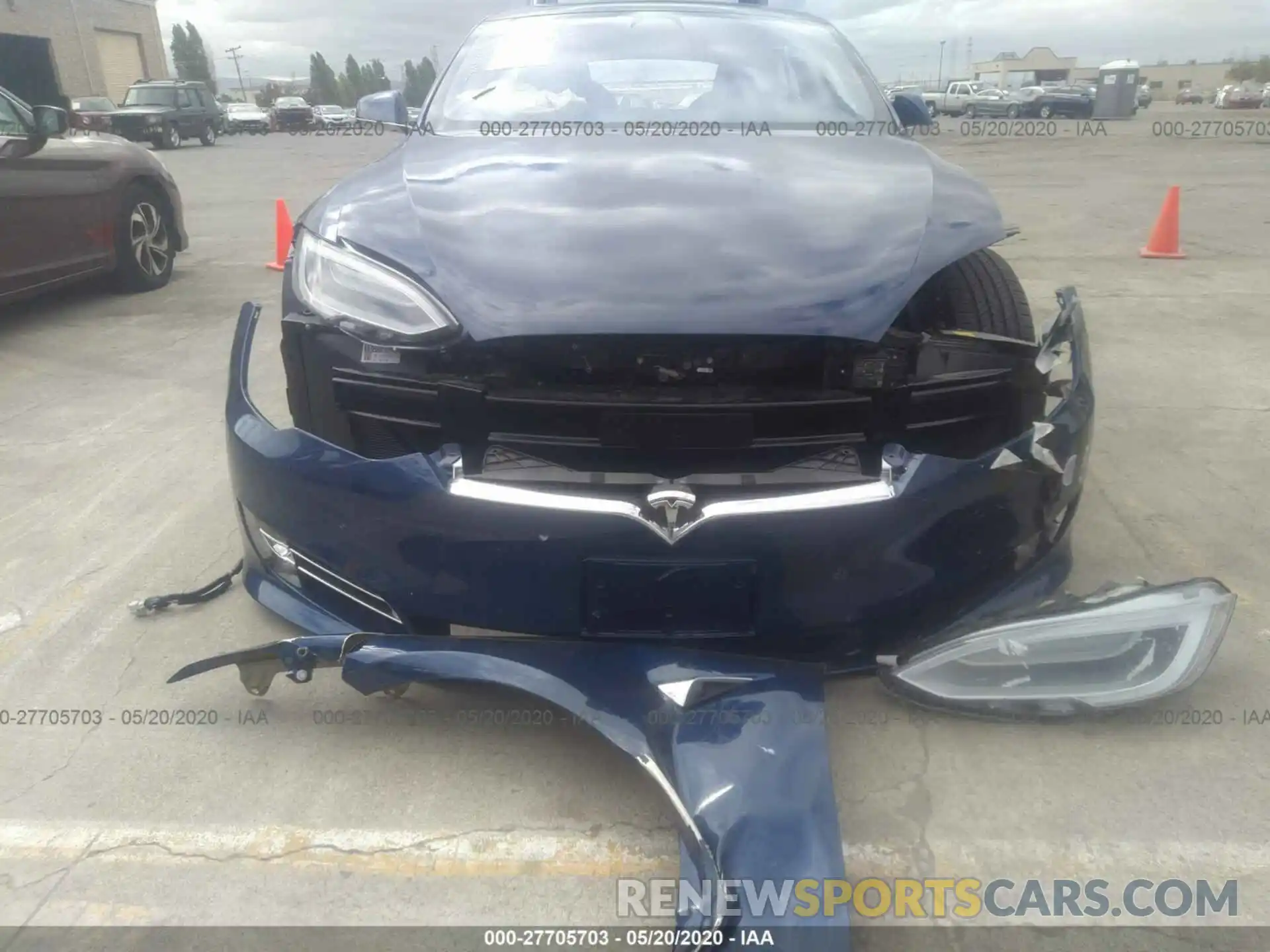 6 Photograph of a damaged car 5YJSA1E28KF339549 TESLA MODEL S 2019