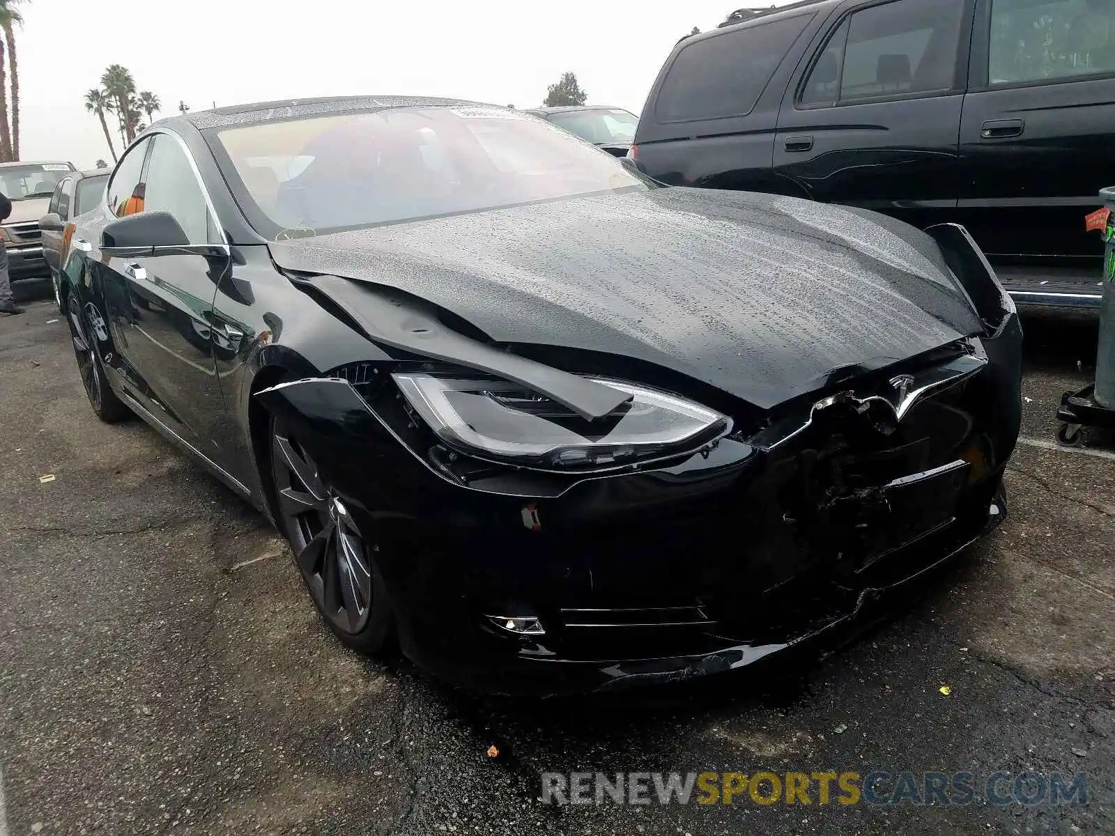 1 Photograph of a damaged car 5YJSA1E29KF299868 TESLA MODEL S 2019