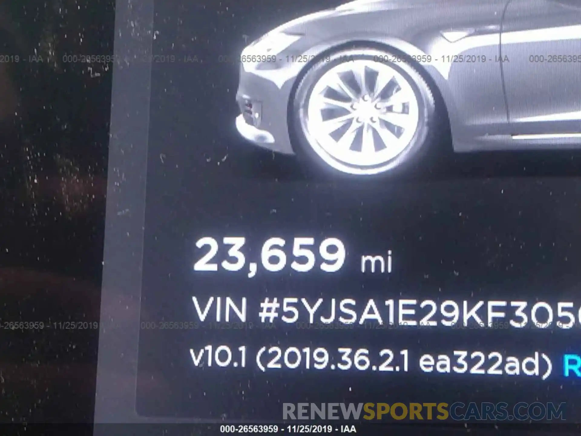 7 Фотография поврежденного автомобиля 5YJSA1E29KF305099 TESLA MODEL S 2019