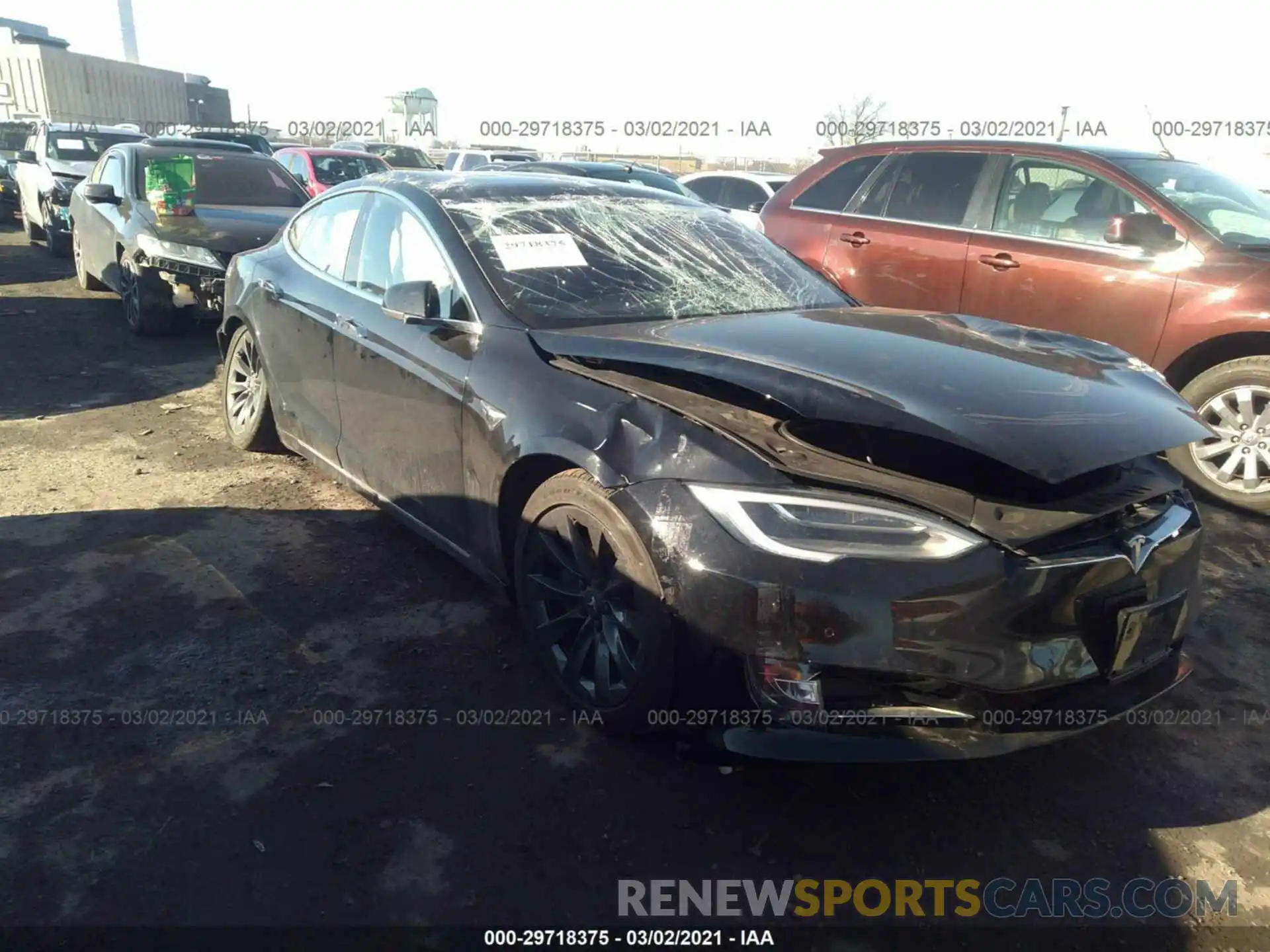 1 Photograph of a damaged car 5YJSA1E29KF331072 TESLA MODEL S 2019