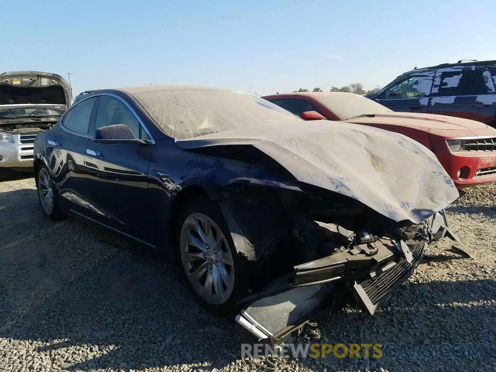 1 Photograph of a damaged car 5YJSA1E29KF335879 TESLA MODEL S 2019