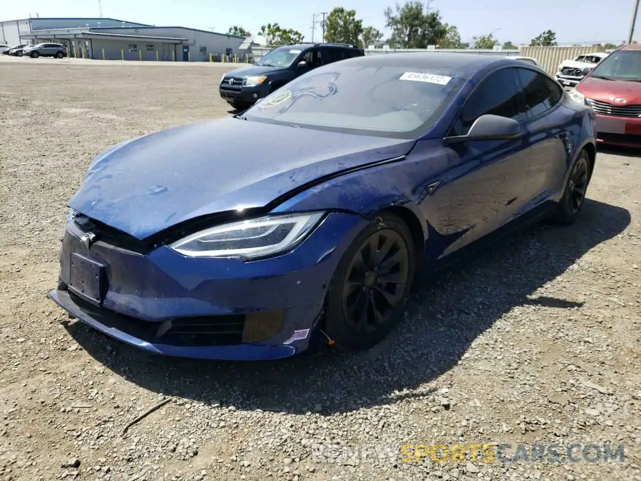 2 Фотография поврежденного автомобиля 5YJSA1E2XKF299989 TESLA MODEL S 2019