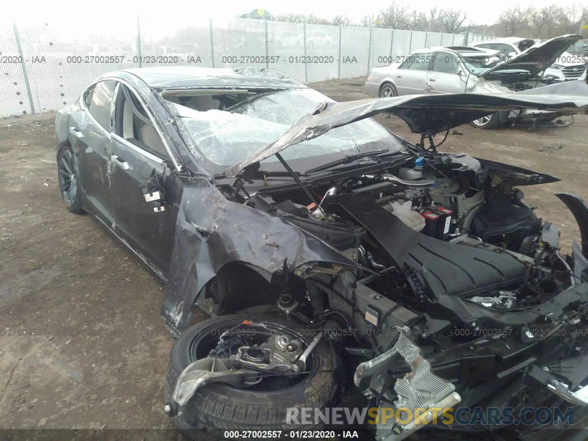 6 Photograph of a damaged car 5YJSA1E2XKF304298 TESLA MODEL S 2019