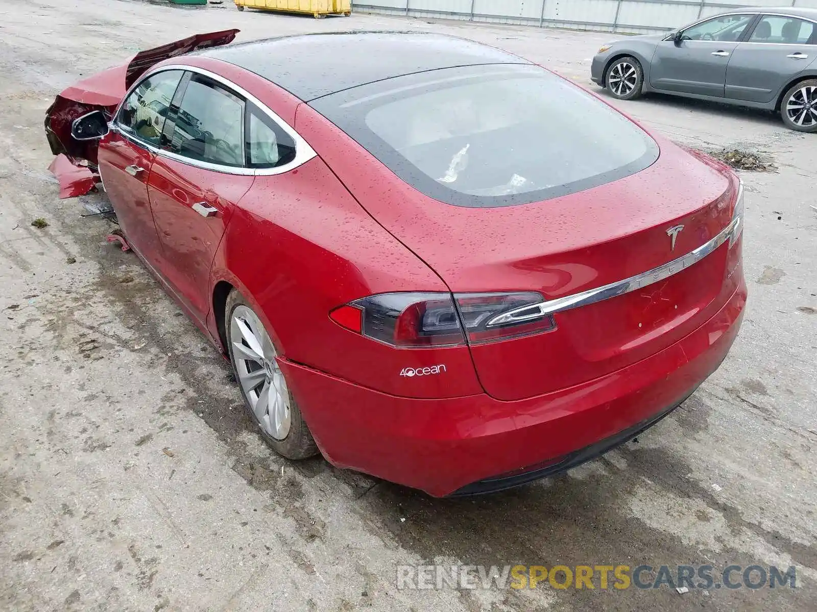 3 Фотография поврежденного автомобиля 5YJSA1E2XKF332439 TESLA MODEL S 2019