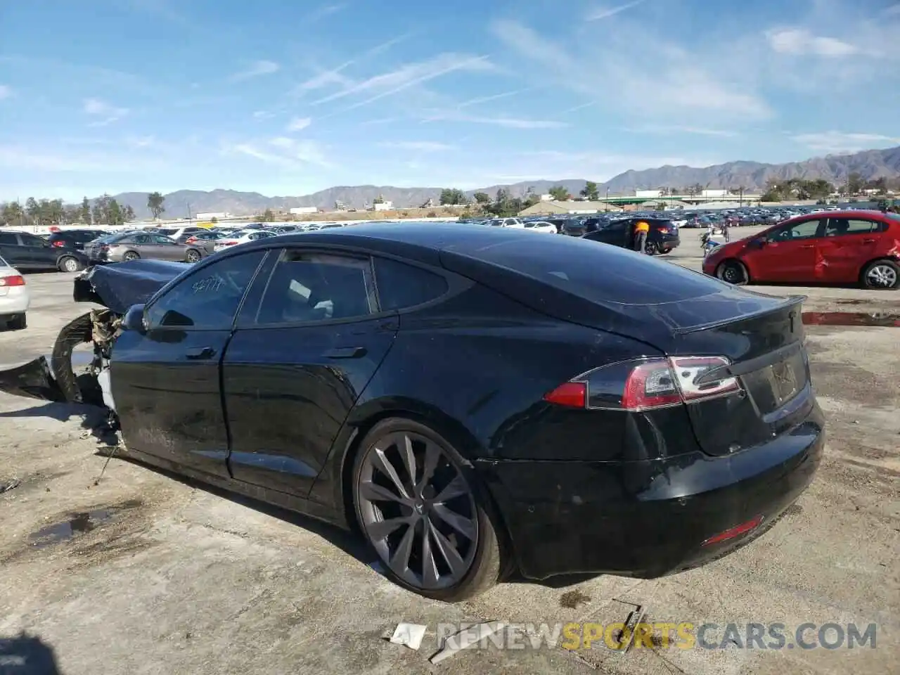 3 Photograph of a damaged car 5YJSA1E2XKF335082 TESLA MODEL S 2019