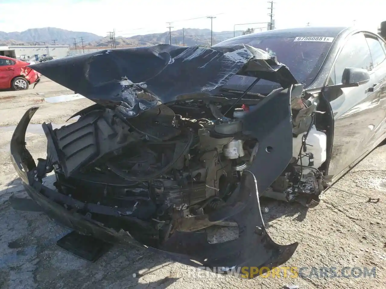 9 Photograph of a damaged car 5YJSA1E2XKF335082 TESLA MODEL S 2019