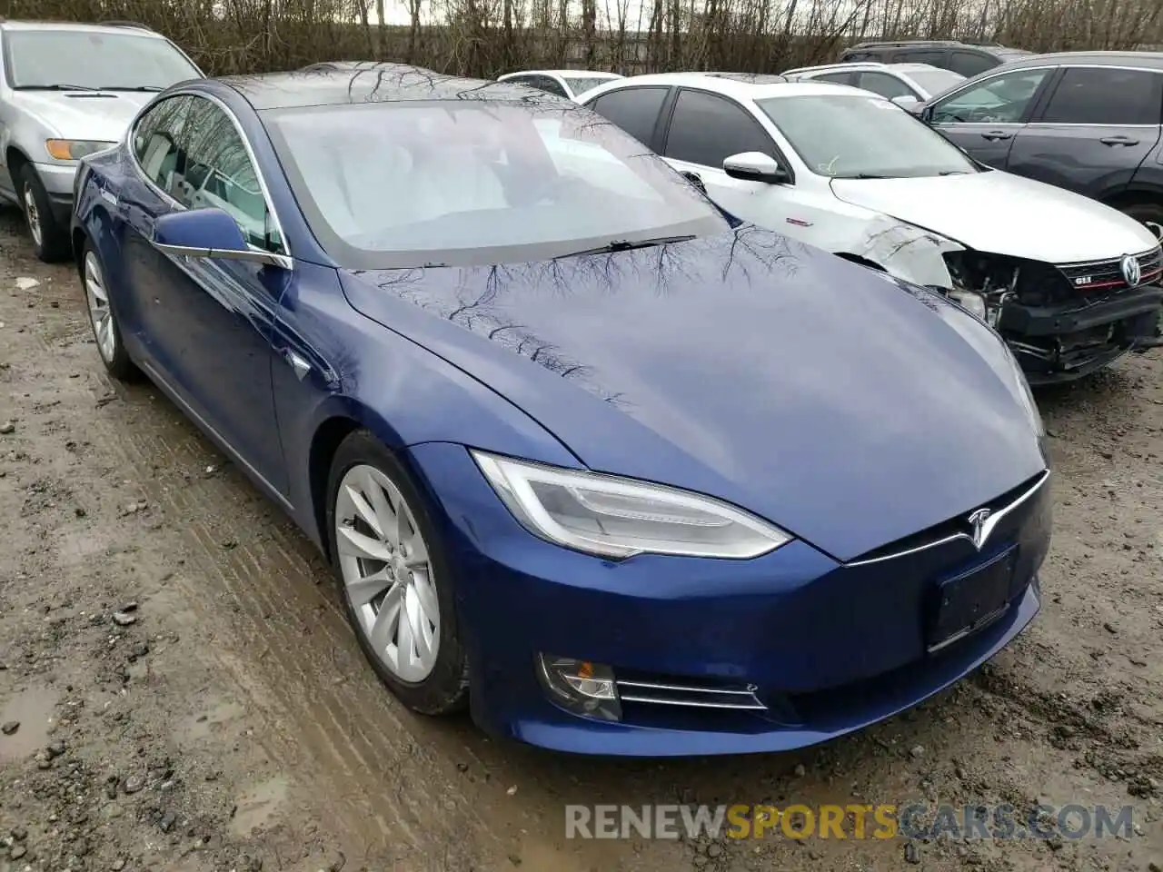 1 Photograph of a damaged car 5YJSA1E2XKF348673 TESLA MODEL S 2019