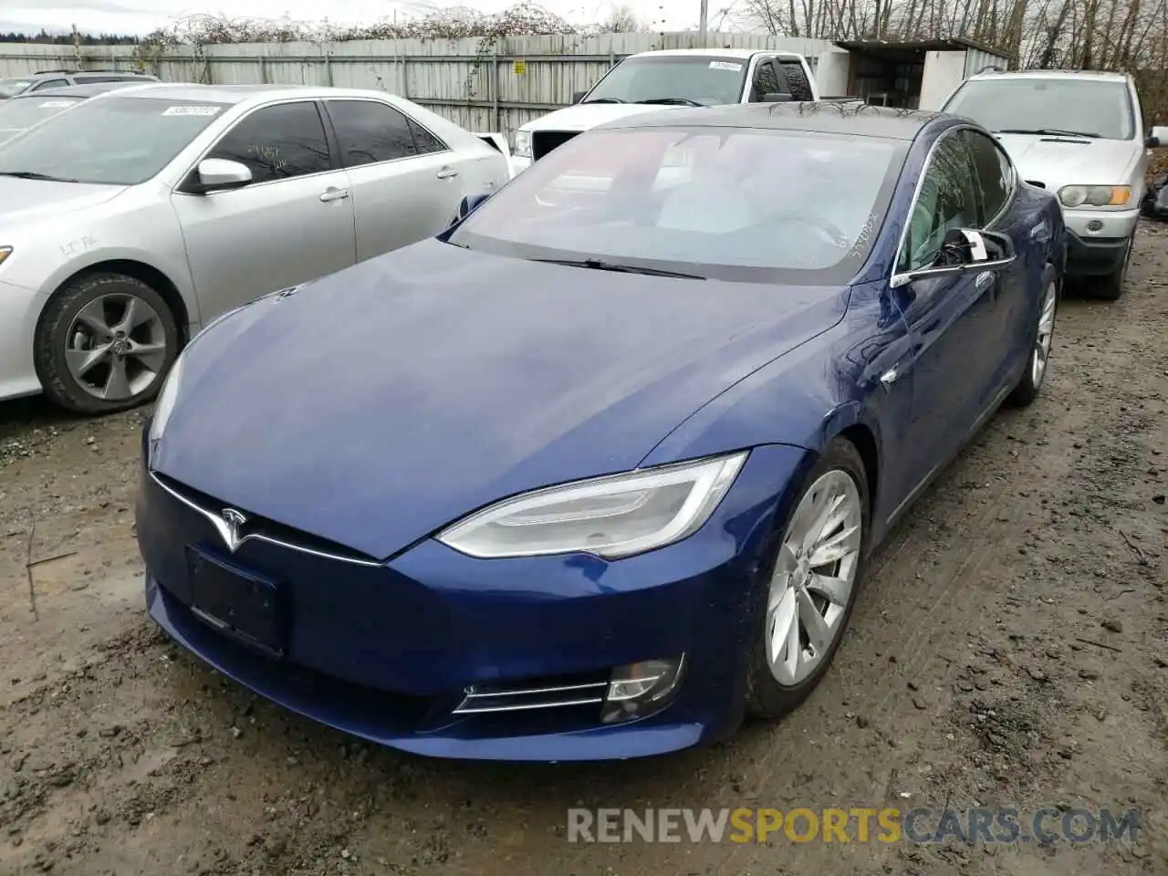 2 Photograph of a damaged car 5YJSA1E2XKF348673 TESLA MODEL S 2019