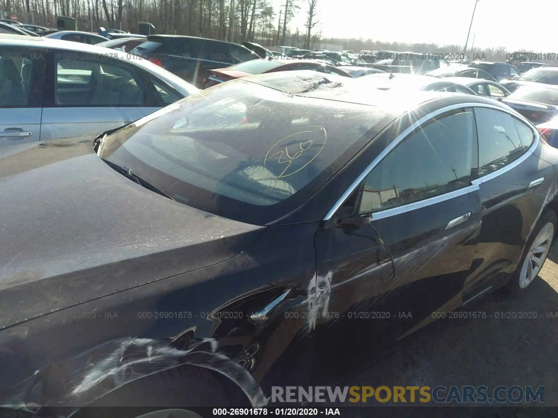 6 Photograph of a damaged car 5YJSA1E40KF338963 TESLA MODEL S 2019